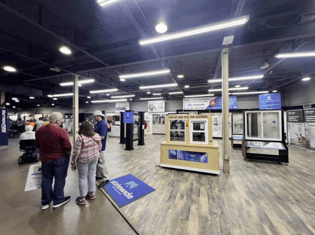 Statewide Remodeling State Fair booth