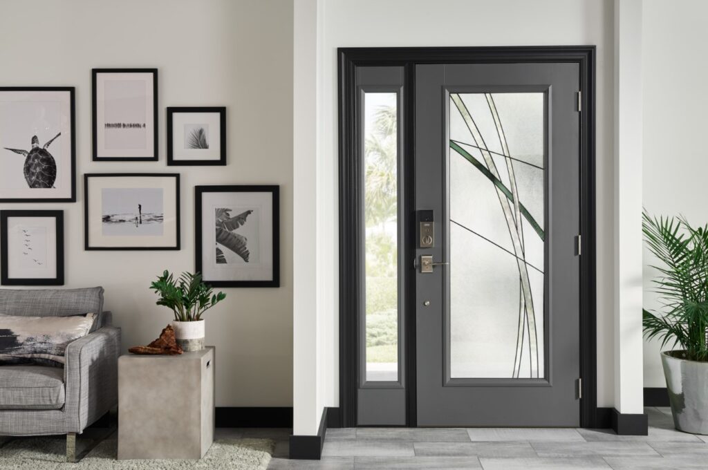 gray modern door